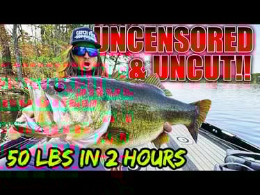Texas Winter Bass Fishing RAW and UNCUT - Unbelievable 50+ Pounds of Bass in 2 Hours!