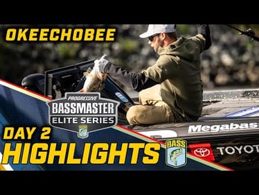 Highlights: Day 2 of Bassmaster ELITE at Okeechobee