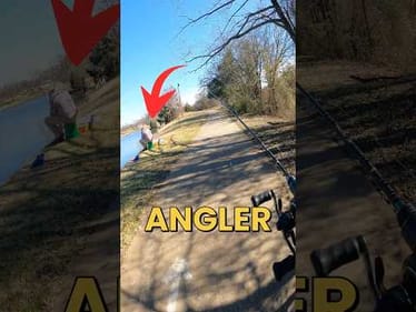 Trying To Help An Angler At The Pond Goes WRONG! #fishing #fishingvideos #trout