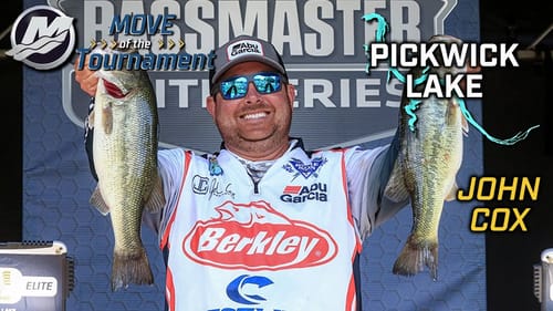 John Cox sticks to his shallow game for Top 5 at Pickwick (Mercury Move of the Tournament)