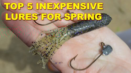 5 Cheap Lures For Spring Bass Fishing | How To | Bass Fishing