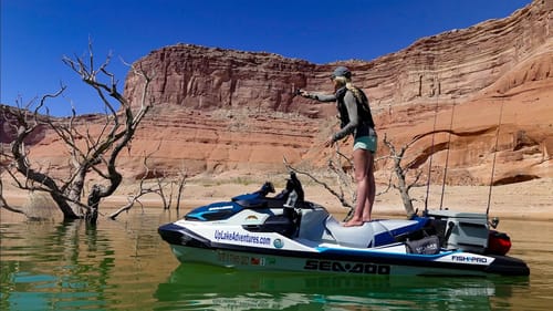 SEADOO fishing LAKE Powell (Tourney recap)