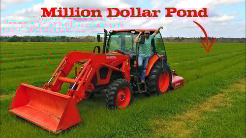 New Pond Build Cost 1 MILLION Dollars