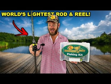 Testing The WORLD'S LIGHTEST Fishing Combo!