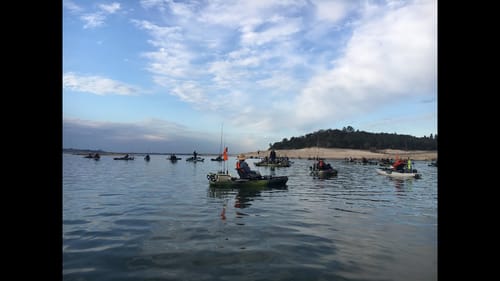 Kayak Tournament on Folsom Lake