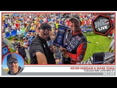 Ike Live (ft. Kevin VanDam & Mark Zona) 2016 Bassmaster Elite Champion on Toledo Bend!