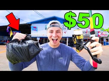 $50 Flea Market Fishing Challenge (Surprising!)