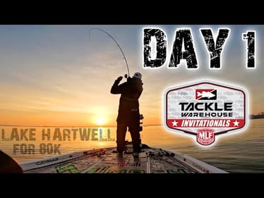 PRO TOURNAMENT DAY 1 - LAKE HARTWELL - MLF INVITATIONALS!