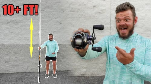 World's Most RIDICULOUS Fishing Rod CHALLENGE! (GIANT Fish!)