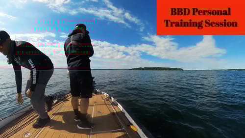 Big Bass Dreams Personal Training Session on Mille Lacs