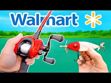 Walmart Topwater Budget Fishing Challenge!