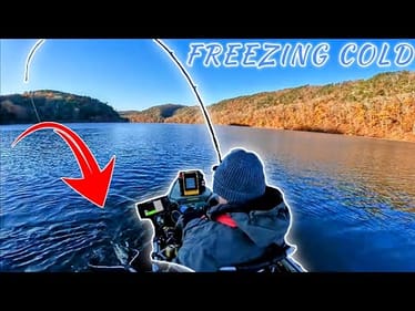 This KAYAK TOURNAMENT was almost to Cold to Fish