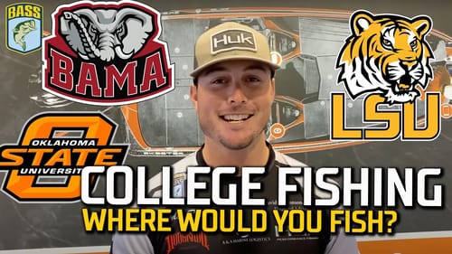 Which College would you fish for?