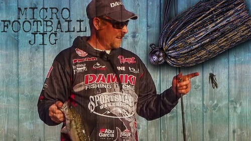 "Rocks + Clear Water + Micro Football Jigs = BASS 🎣" - Bryan Thrift