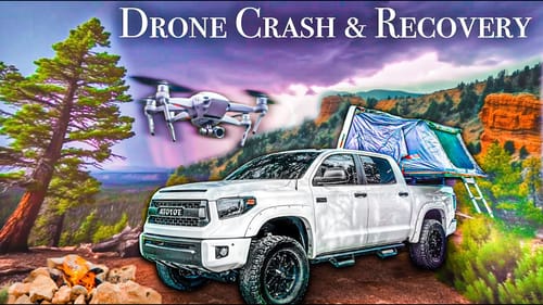 Epic Primitive Camping in Utah: Spectacular Mountain Top Views, Rain Storms, Drone Crash & Recovery!