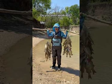 Never skip leg day😤 #fishing
