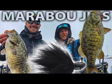 Catch BIG Smallmouth Bass Fishing Marabou Hair Jigs LIKE A PRO!