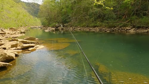 Fishing Through The Mountains