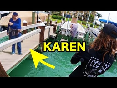 There are MONSTER FISH by this KAREN!!
