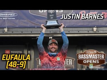 Bassmaster OPEN: Justin Barnes wins at Lake Eufaula with 48 pounds, 9 ounces