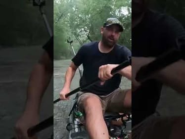 Lightning, hail and rain during kayak trip in Kentucky