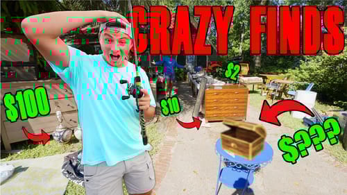 World´s CRAZIEST Fishing GARAGE SALE Finds! (Crazy)