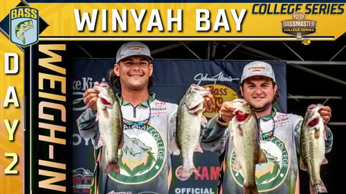 Weigh-in: Day 2 College Championship at Winyah Bay (Bassmaster College Series)