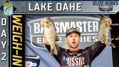 Weigh-in: Day 2 at Lake Oahe (2022 Bassmaster Elite Series)