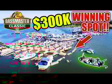 I Found the $300k WINNING SPOT at the Bassmaster Classic!