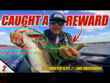 I CAUGHT a REWARD! - Bassmaster Elite Lake Okeechobee (Practice) - UFB S3 E02
