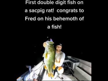 Fredd DD #fishing #doubledigit #bass #sacpig