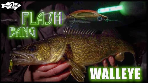 Ice Fishing Walleye With Glow Spoons