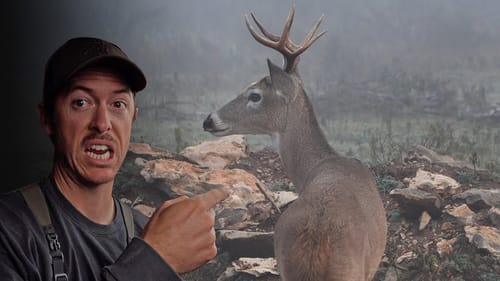 I COULD HAVE SCRATCHED HIS EAR! Deer Hunting Dense Fog Bucks @ 5yds!