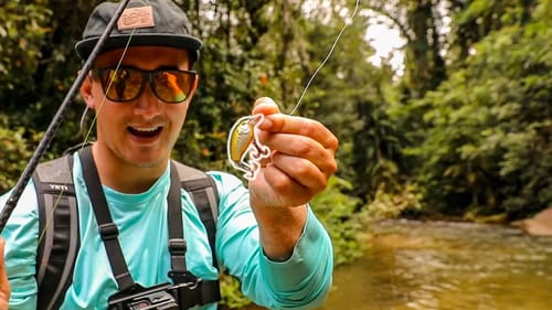 Caught a Fish I’ve Never Seen Before Fishing in the Jungle