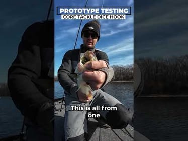 Dialing in dice baits with a Core Tackle prototype hook. This thing is fire! Final version soon.