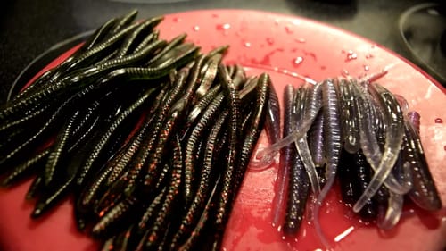 How to diy ~ modify soft plastics fishing baits to give them double the action