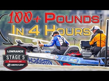 Two Days of Chaos - Nearly 100 Pounds Before Lunch!!! ( Stage 5 Kentucky Lake, KY Day 1 Tournament )