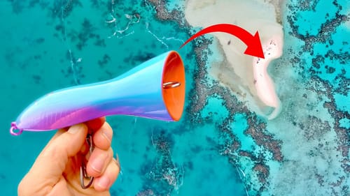 Lure Fishing a Tiny Sand Island
