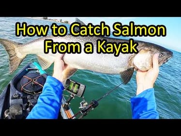 How to Fish For Salmon From a Kayak (Trolling & Casting)