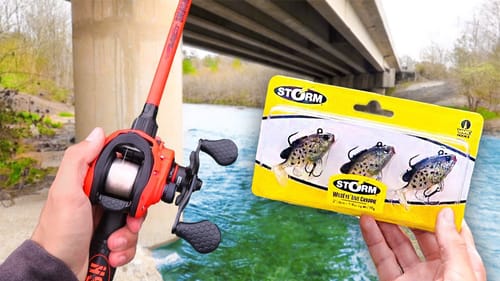Ultra CLEAR Creek Fishing w/ SWIMBAITS! (WALMART)