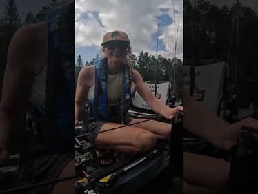 This was a shock! 😂 #what #fishing #outdoors #girlswhofish #angler