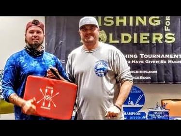 FISHING FOR SOLDIERS DAY 2 || KAYAK TOURNAMENT|| HE WON A NEW 2020 HOBIE OUTBACK