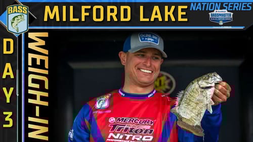 2021 B.A.S.S. Nation Central Regional at Milford Lake, KS - Day 3 Weigh-In