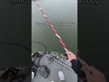 Candy cane fishing rod anyone? #fishing