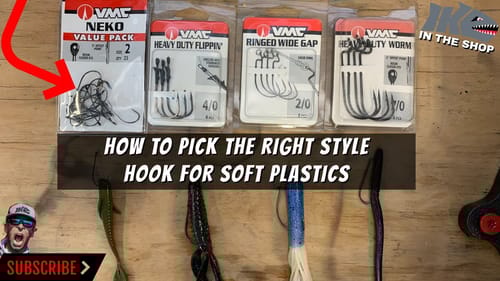 HOW TO PICK the RIGHT HOOK STYLE for SOFT PLASTICS!