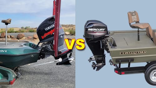 Motor Up or Down When Towing Boat? | Bass Fishing