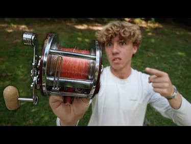 I Fished With An ANCIENT FISHING REEL For A Day!