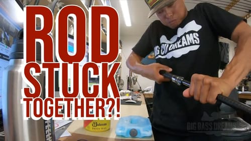 How to get a fishing rod unstuck