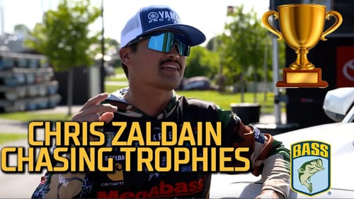 Chris Zaldain chasing blue trophies on the Bassmaster Elite Series