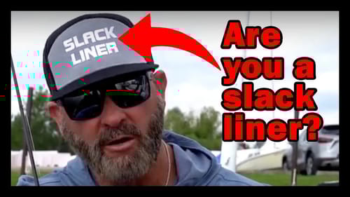 Gerald Swindle explains what a slack liner is